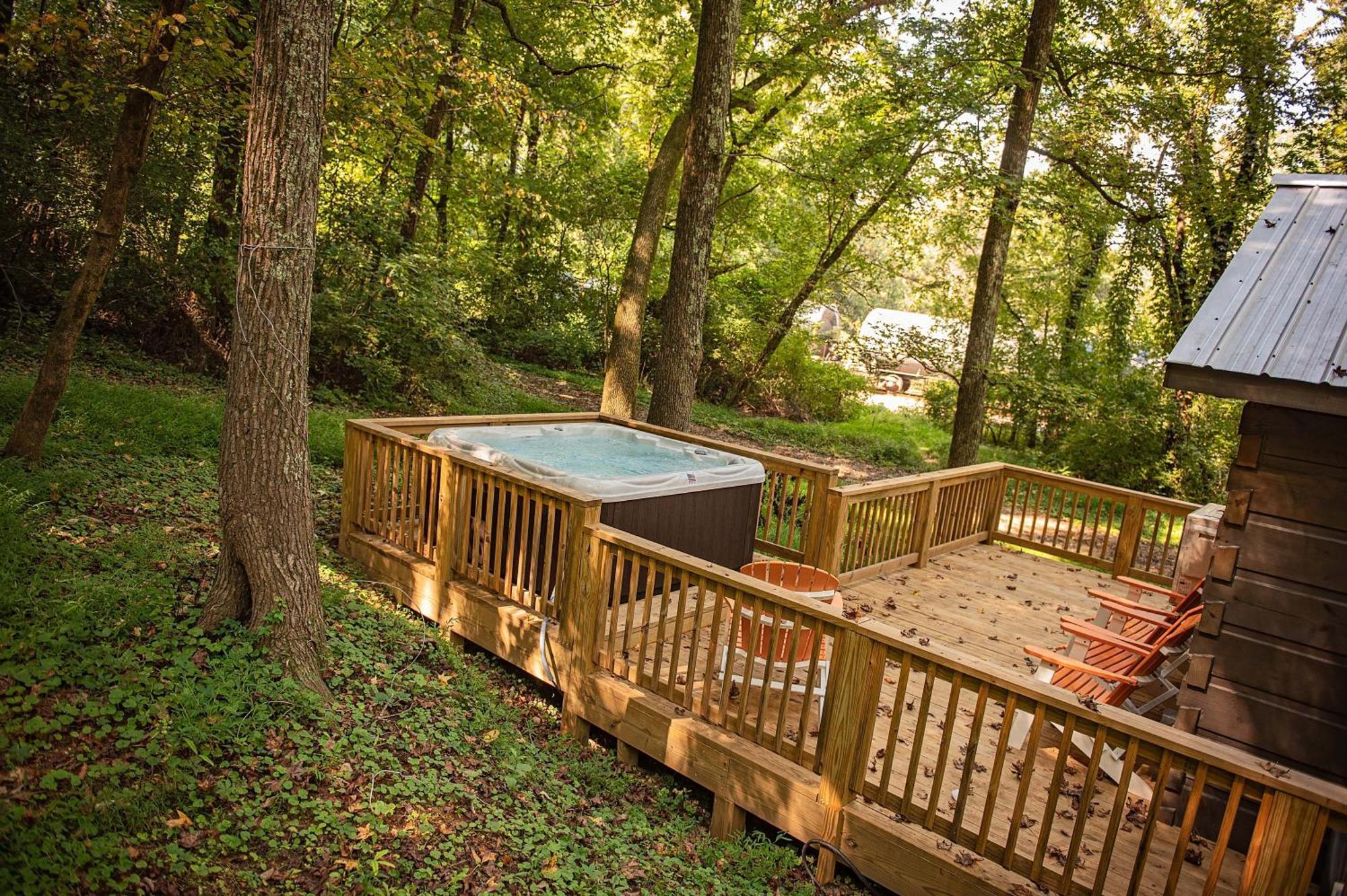 Lena Cabin Wooded Tiny Cabin - Hot Tub Chattanooga Dış mekan fotoğraf