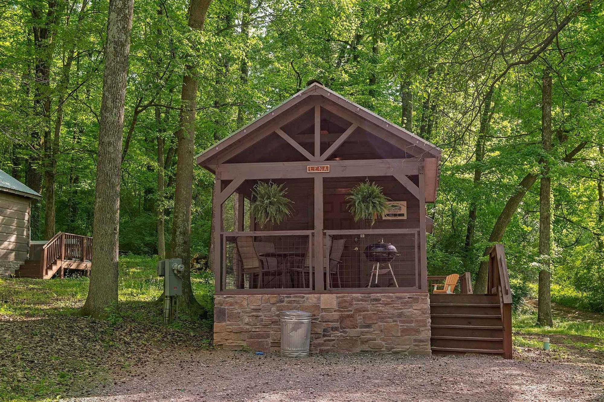 Lena Cabin Wooded Tiny Cabin - Hot Tub Chattanooga Dış mekan fotoğraf
